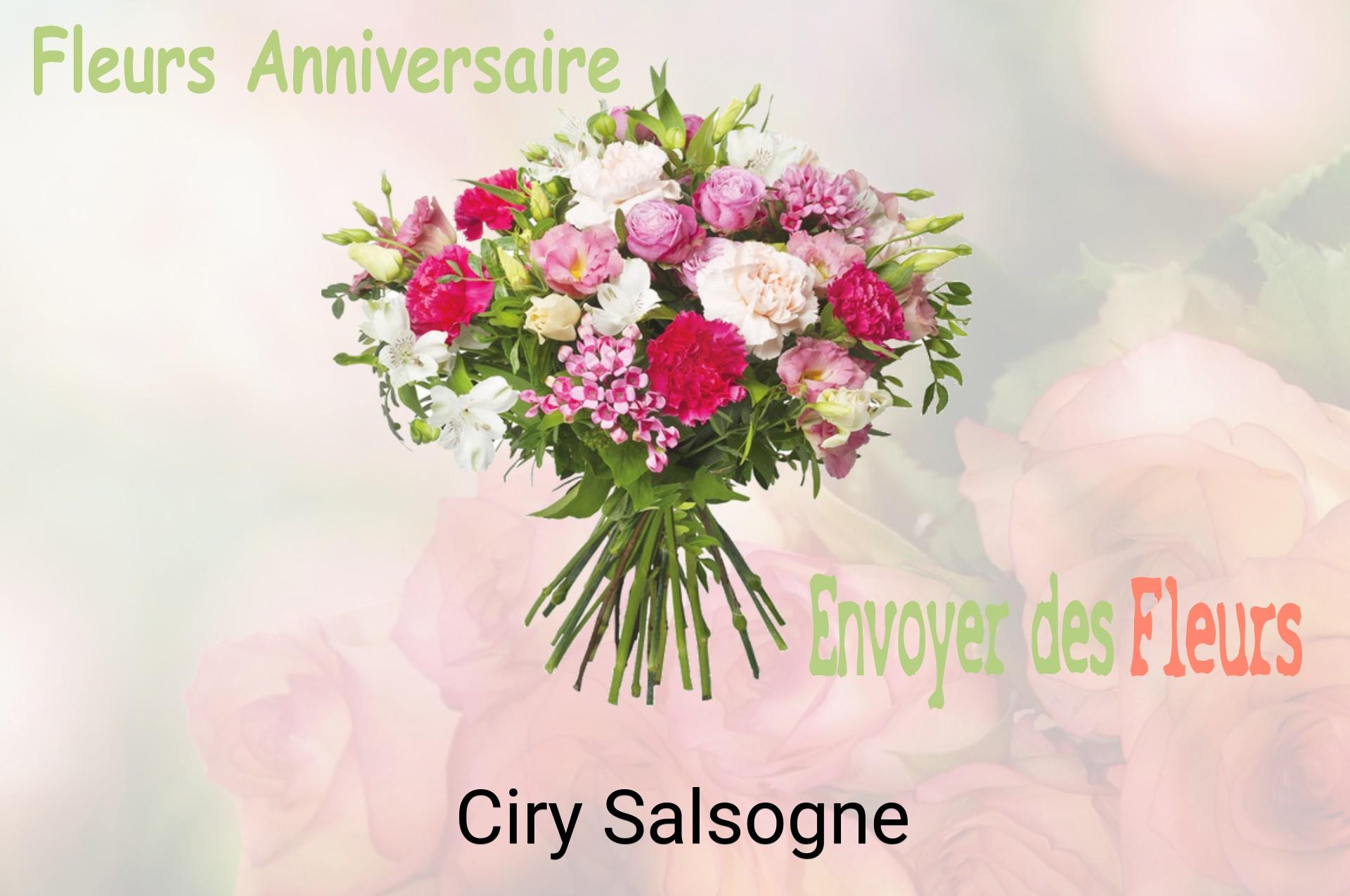Bouquet de fleurs d’anniversaire livré à Ciry-Salsogne